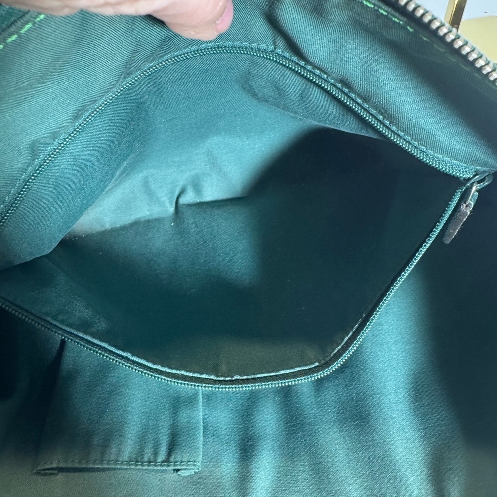 Gucci Brown and Green GG Monogram Tote - Picture 16 of 16